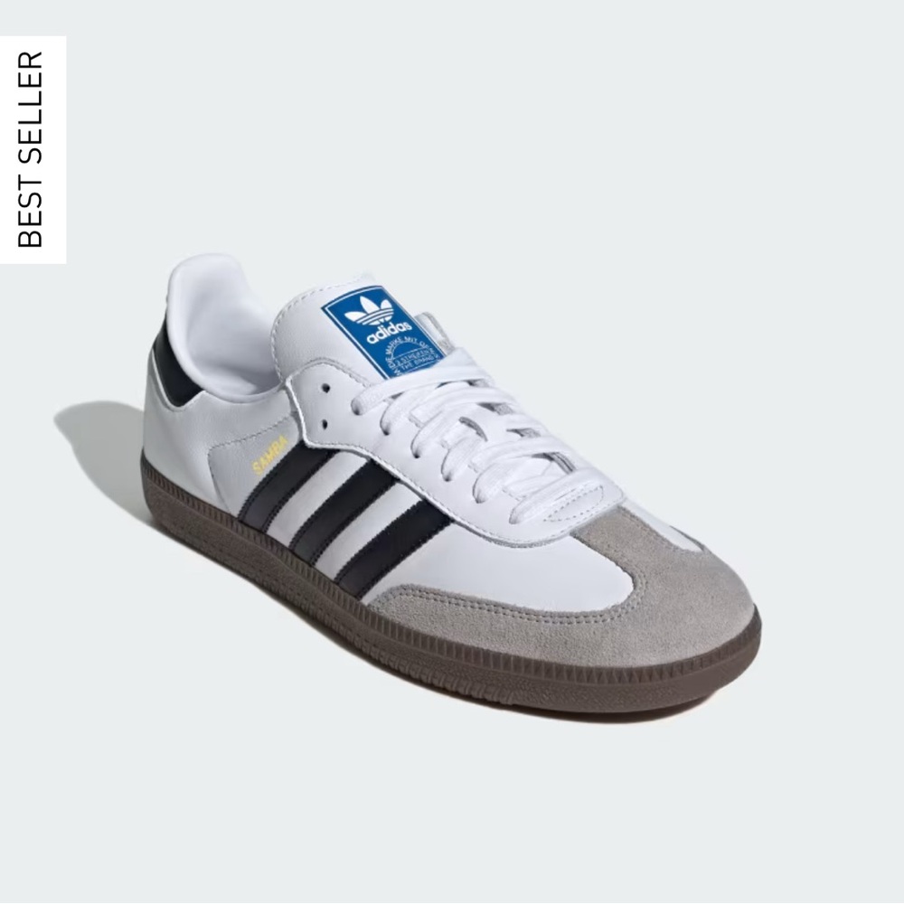 Adidas Samba White and Gray Shoes sneakers